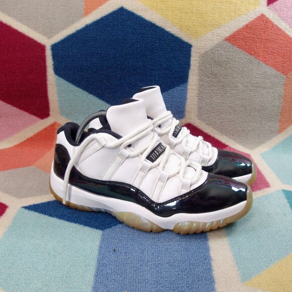 Nike Air Jordan 11 Retro Low  Emerald/White Sneakers‎ (528896-145)Sz 12